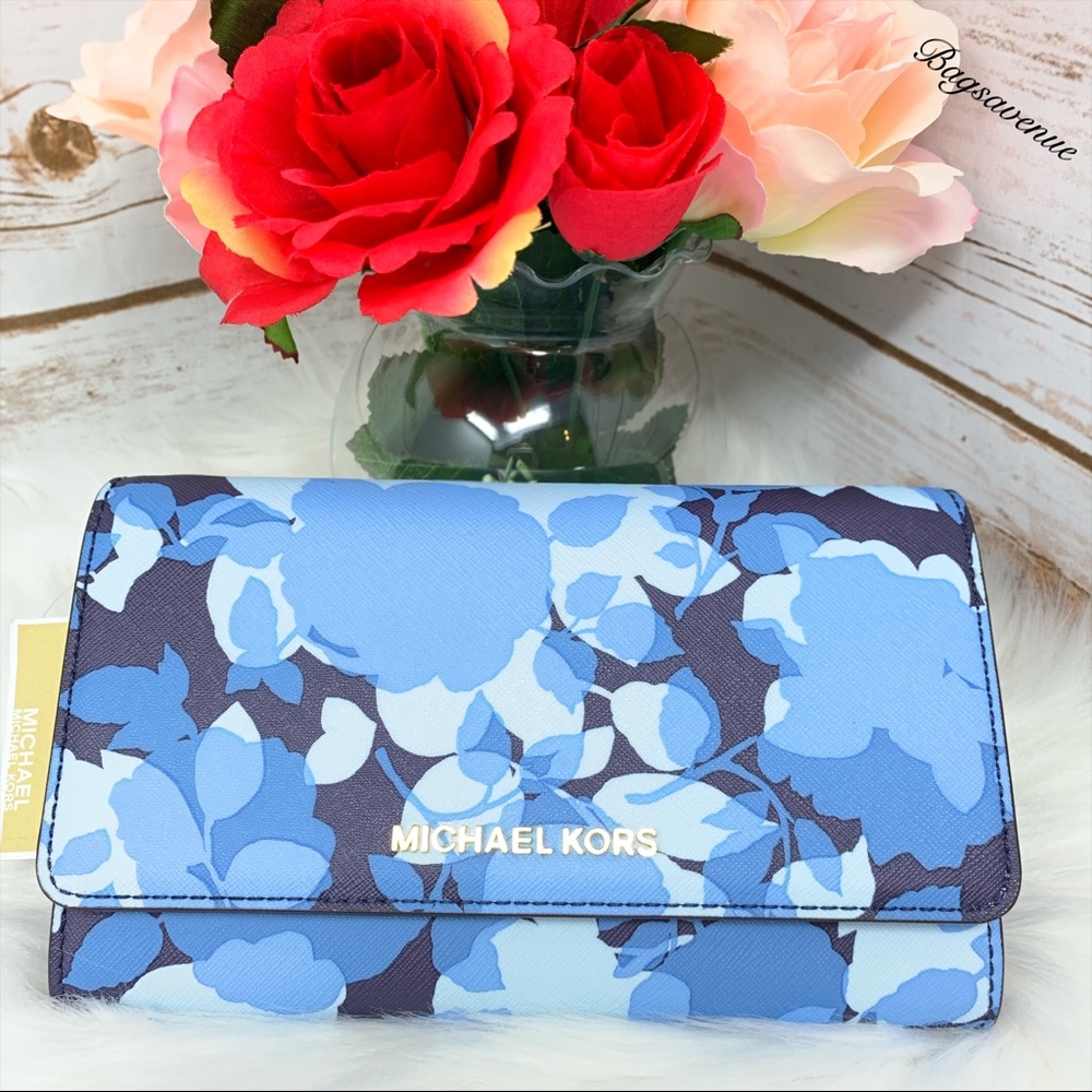 Large phone crossbody michael kors navy floral - Picture 7 of 7